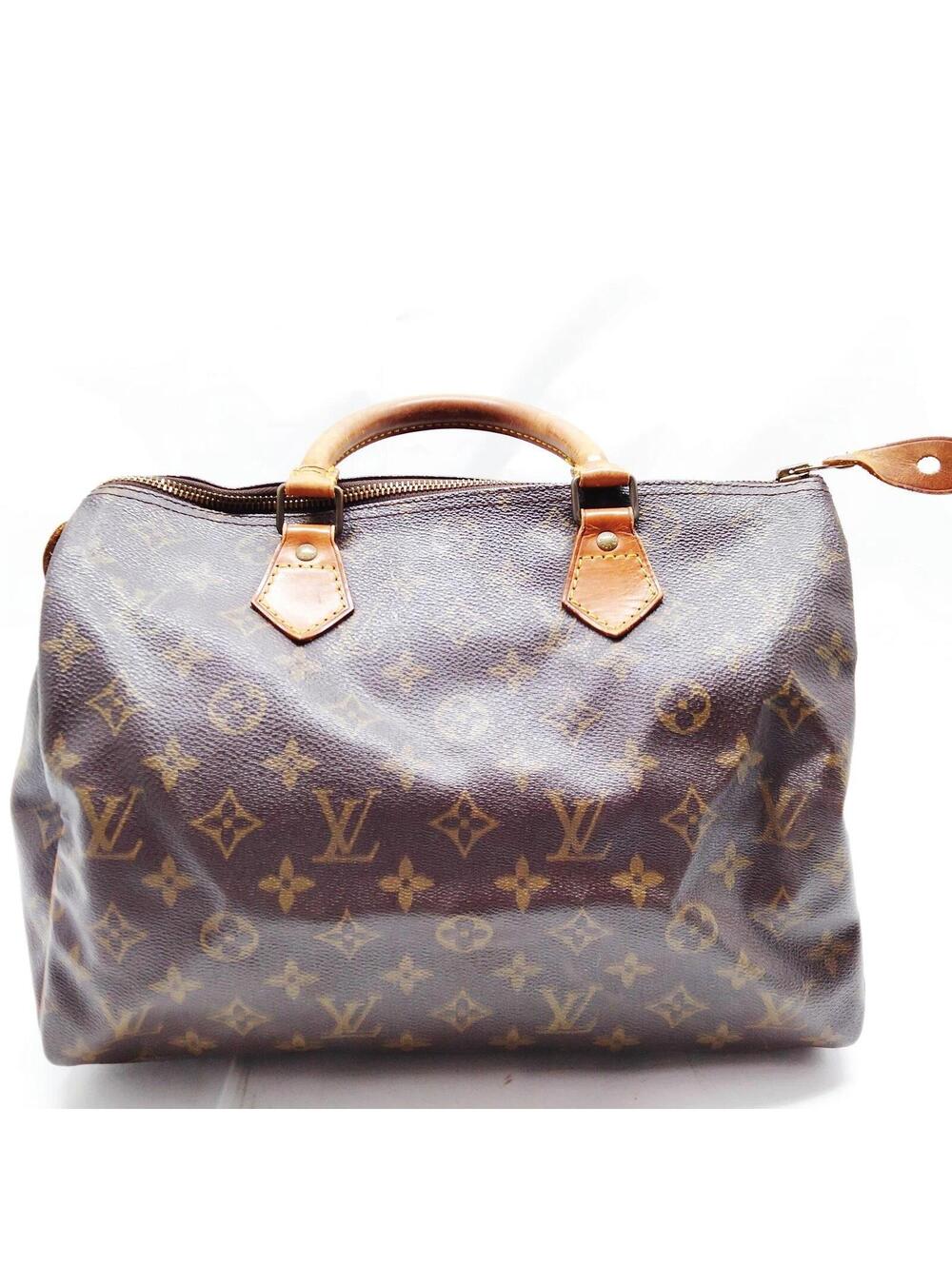 $1550 1990 Louis Vuitton Monogram Speedy 30 VI1900
